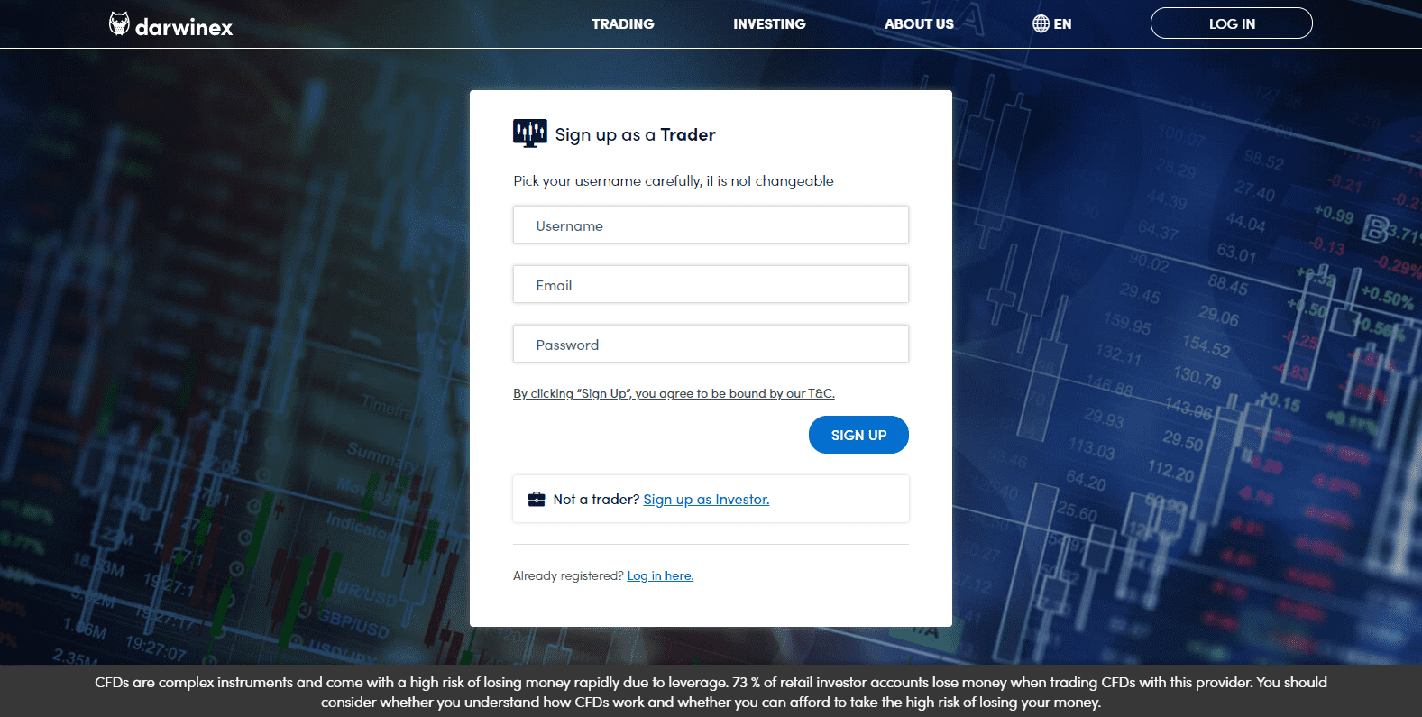 Darwinex Review account opening process